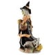 preview thumbnail 6 of 6, Fitz and Floyd Halloween Harvest Witch Figurine, 16.75 Inch