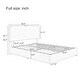 preview thumbnail 13 of 35, Upholstered Queen Hydraulic Storage Bed with RGB LED Light - Elegant Green Velvet Design