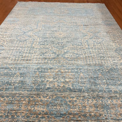 HERAT ORIENTAL Handmade Indo Mamluk Wool Rugs - 10' x 14'1"