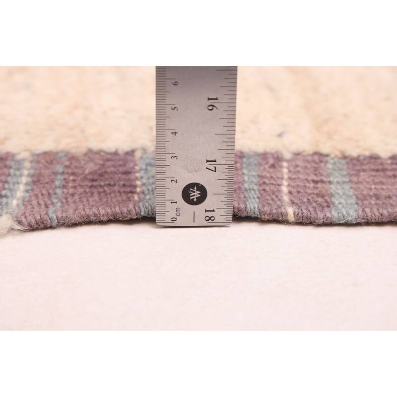 ECARPETGALLERY Hand-knotted Pak Finest Marrakesh Ivory Wool Rug - 9'5 x 11'8