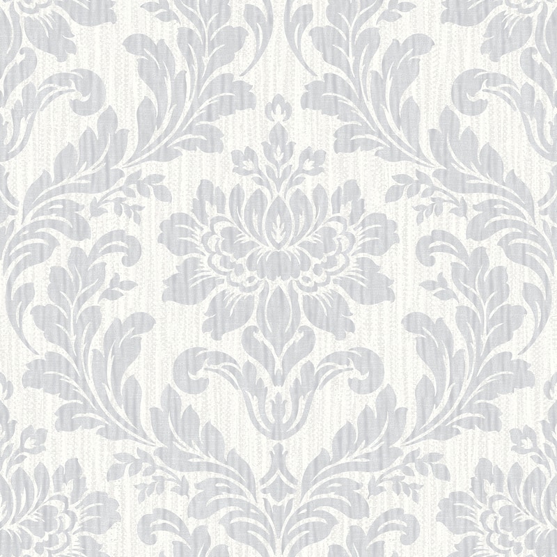 Damask Wells Blue Damask Wallpaper