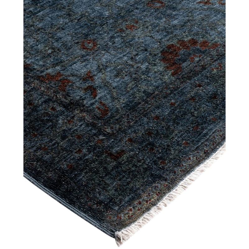 Overdyed One-of-a-Kind Hand-Knotted Area Rug - Char - 3' 0" x 5' 2"