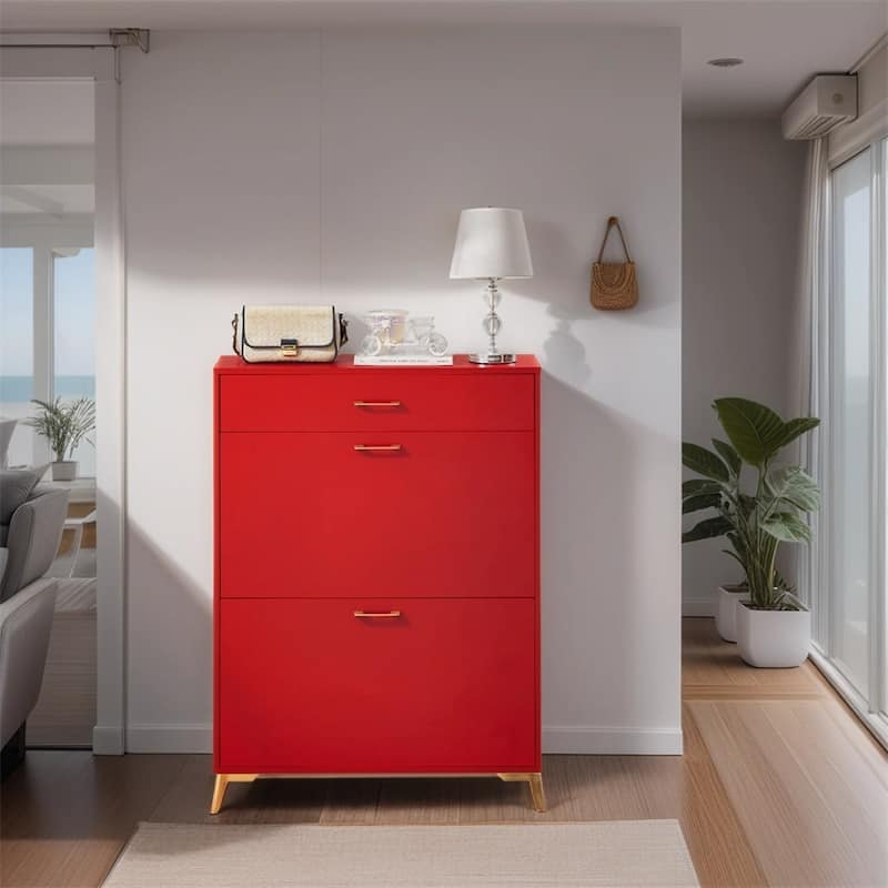 Shoe Storage Cabinet,with 3 Drawers,Shoe Rack Organizer