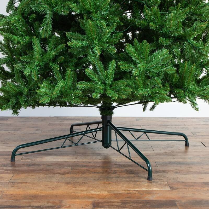Pre-Lit Slim Mountain Pine Artificial Christmas Tree - 15' - Warm White LED Lights