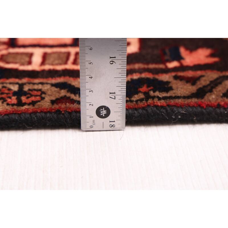 ECARPETGALLERY Hand-knotted Kayseri Vintage Dark Red Wool Rug - 5'5 x 6'11