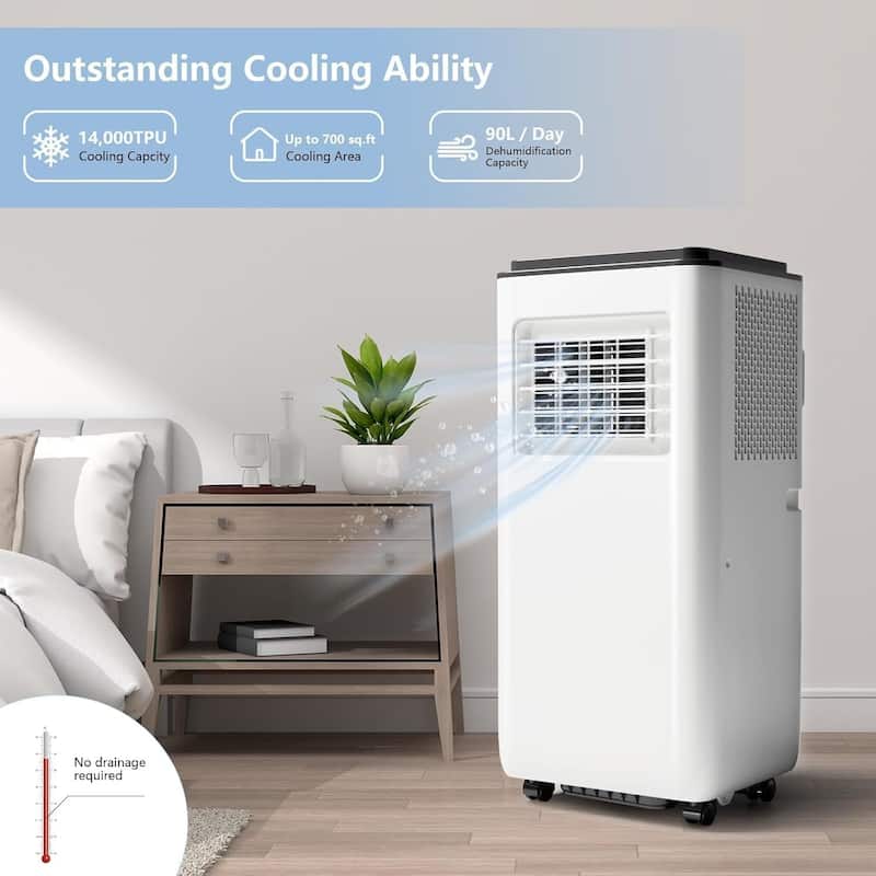 Portable Air Conditioner for Indoor Rooms, 3-In-1 AC Unit for Bedroom
