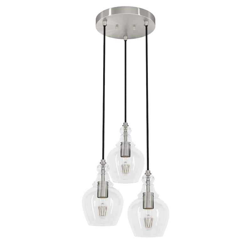 Hunter Maple Park Round Cluster Ceiling Light- Kitchen Island, Dining Room, Entry - Modern Farmhouse, Contemporary, Transitional