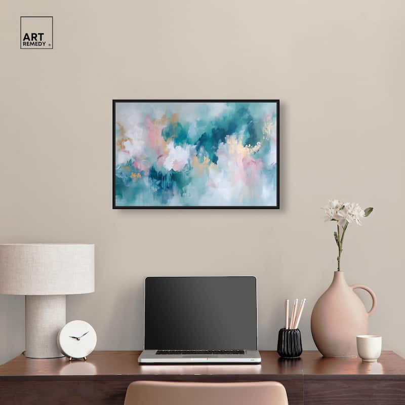 Emerald Sky Canvas by Art Remedy