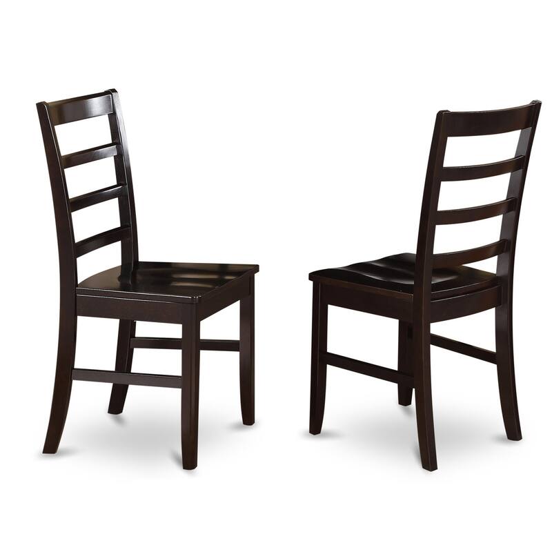 HomeStock 6-Piece Rectangle Cappuccino Finish Solid Wood Top Dining Table with 1 Bench, 4 Chairs