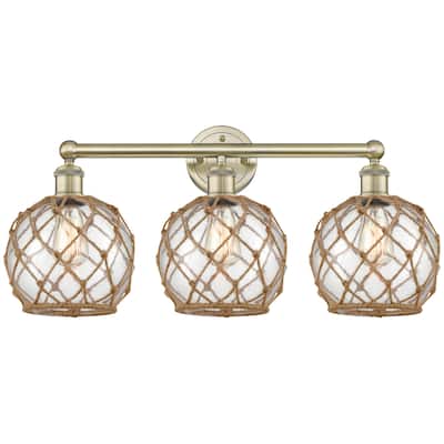 Innovations Lighting 616-3W-13-26 Farmhouse Rope Vanity Farmhouse Rope