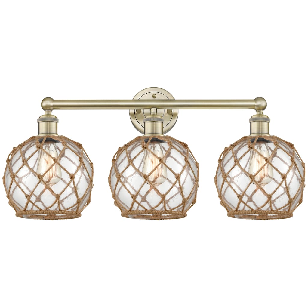 Innovations Lighting 616-3W-13-26 Farmhouse Rope Vanity Farmhouse Rope