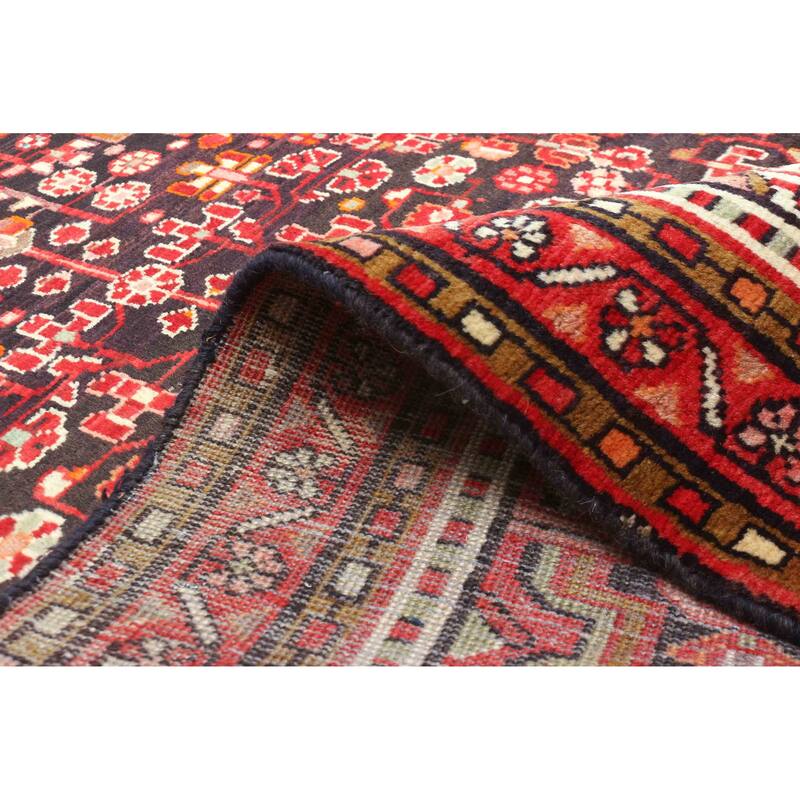 ECARPETGALLERY Hand-knotted Anadol Dark Navy Wool Rug - 3'5 x 4'11