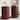 Solid Wood Bedside Table, Round Nightstand with 4 Drawers