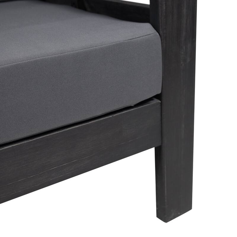 Christopher Knight Home Acacia Outdoor Loveseat and Coffee Table Set