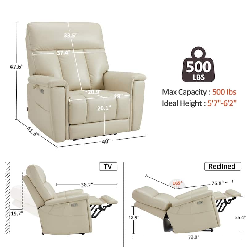 MCombo Heavy Duty Lift Chair for Elderly, Extra Wide Dual Motor Power Lift Recliner 450lbs