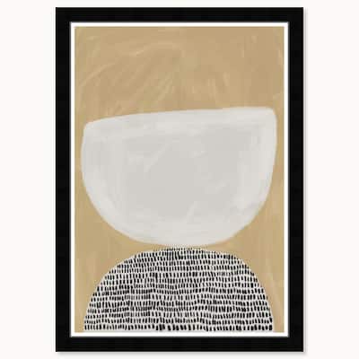 Wynwood Studio Mirrored Hills Framed Boho Minimalist Abstract Prints