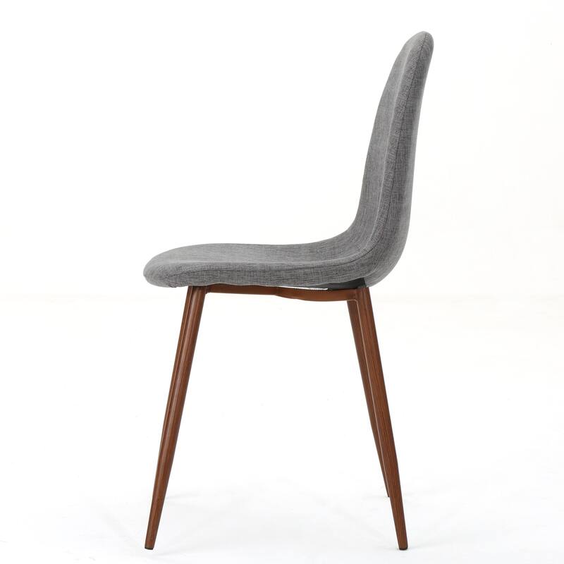Raina Mid-century Upholstered Dining Chairs (Set of 2) by Christopher Knight Home