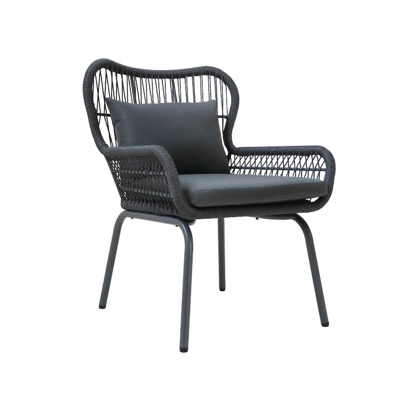 Southport Outdoor Club Chairs (Set of 2) by Christopher Knight Home