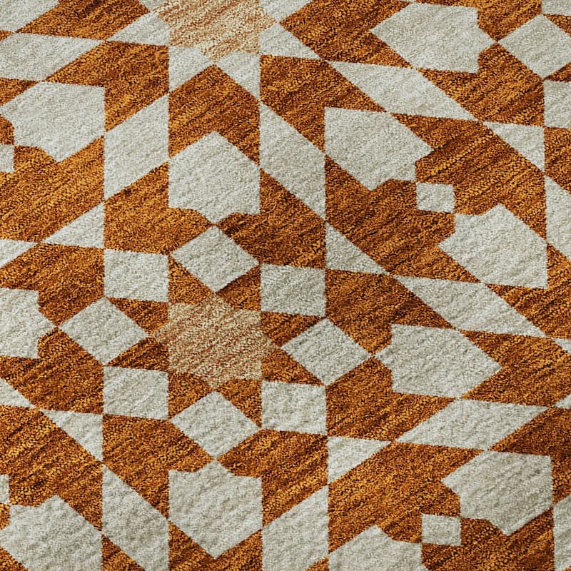 Premium Washable Super Soft Modern Mosaic Mayfield Rug