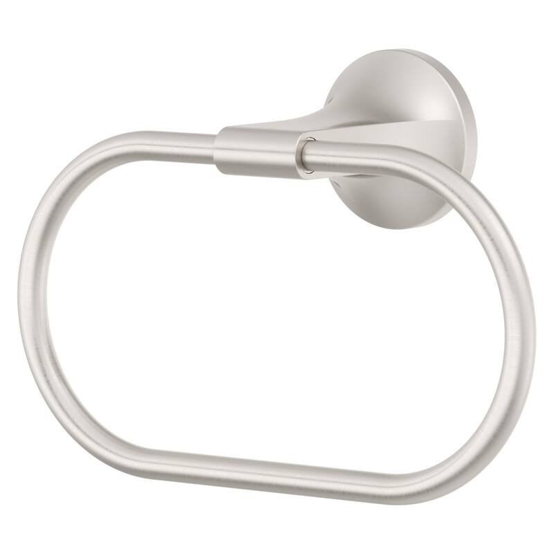 Pfister BRB-PFM0 Pfirst Modern 8-3/16" Wall Mounted Towel Ring - Brushed Nickel
