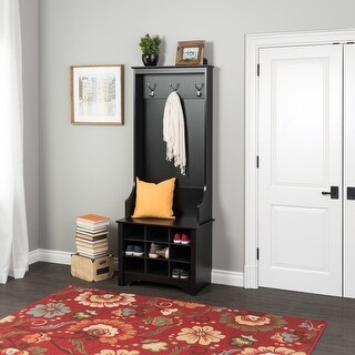 salina hall tree with bench and shoe storage
