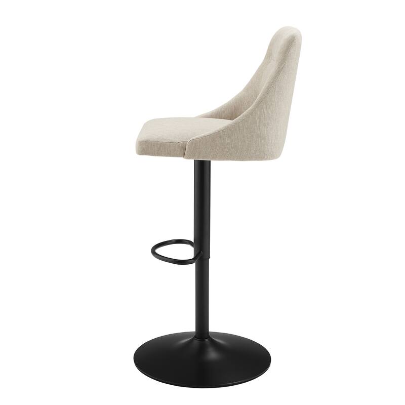 Linon Clarewill Adjustable Gas Lift Barstool