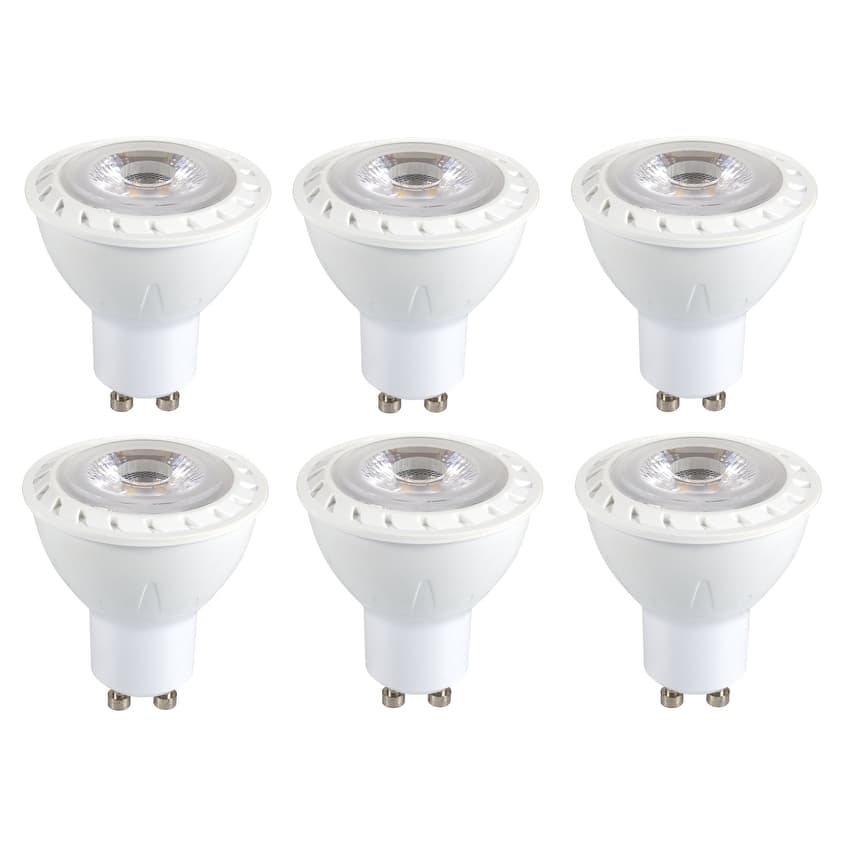 Indigo Home 6.5W Dimmable GU10 LED Bulb 3000K (6-Pack) - White