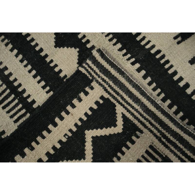 Hand Woven Oriental 100% Wool Carpet Southwestern Tribal Multi-Colored Kilim Area Rug - 10' 3'' X 10' 3''