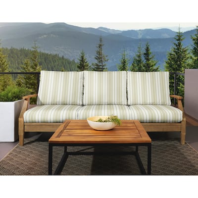 Sorra Home Outdura Outdoor Deep Seating Sofa Cushion Set