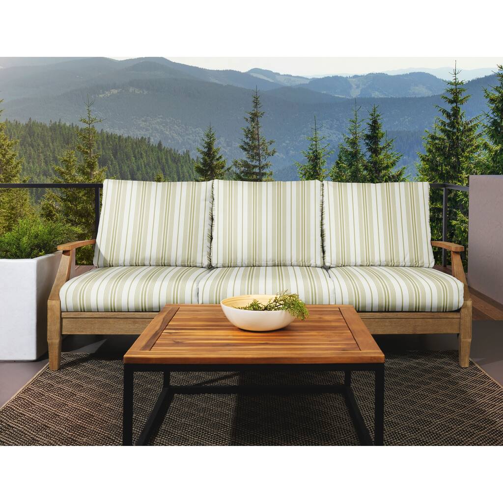 Sorra Home Outdura Outdoor Deep Seating Sofa Cushion Set
