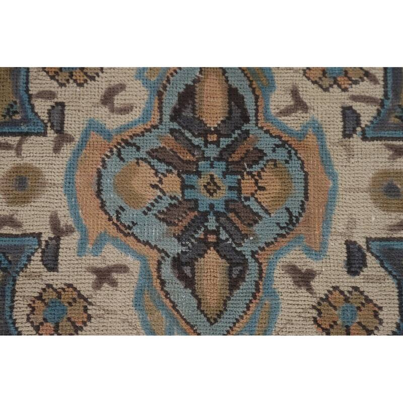 Tabriz Persian Vintage Rug Hand-Knotted Traditional Wool Carpet - 6'5"x 9'7"