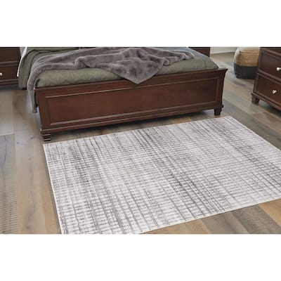 Signature Design by Ashley Cream/Taupe Moorhill Rug