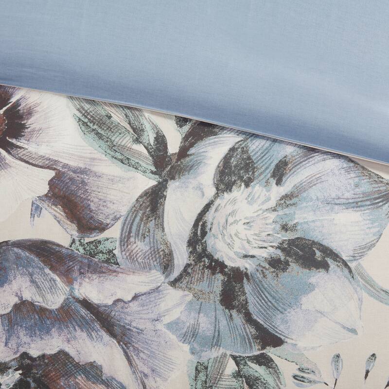 Madison Park Gisele Cotton Printed Duvet Cover Set