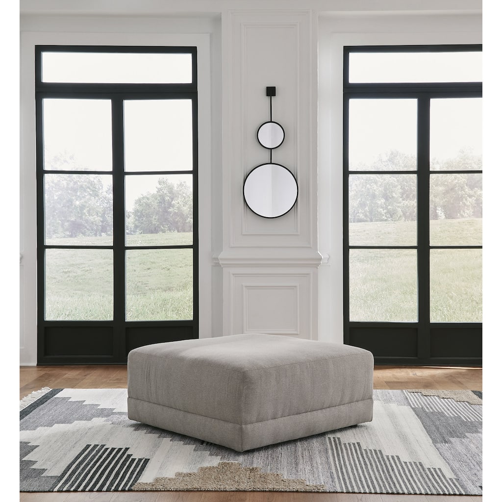 Signature Design by Ashley Katany Gray Oversized Accent Ottoman