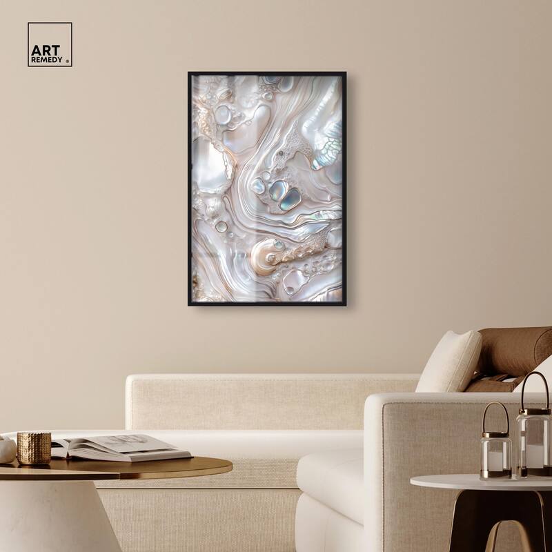 Fluid Preciousness II Shadowbox by Art Remedy