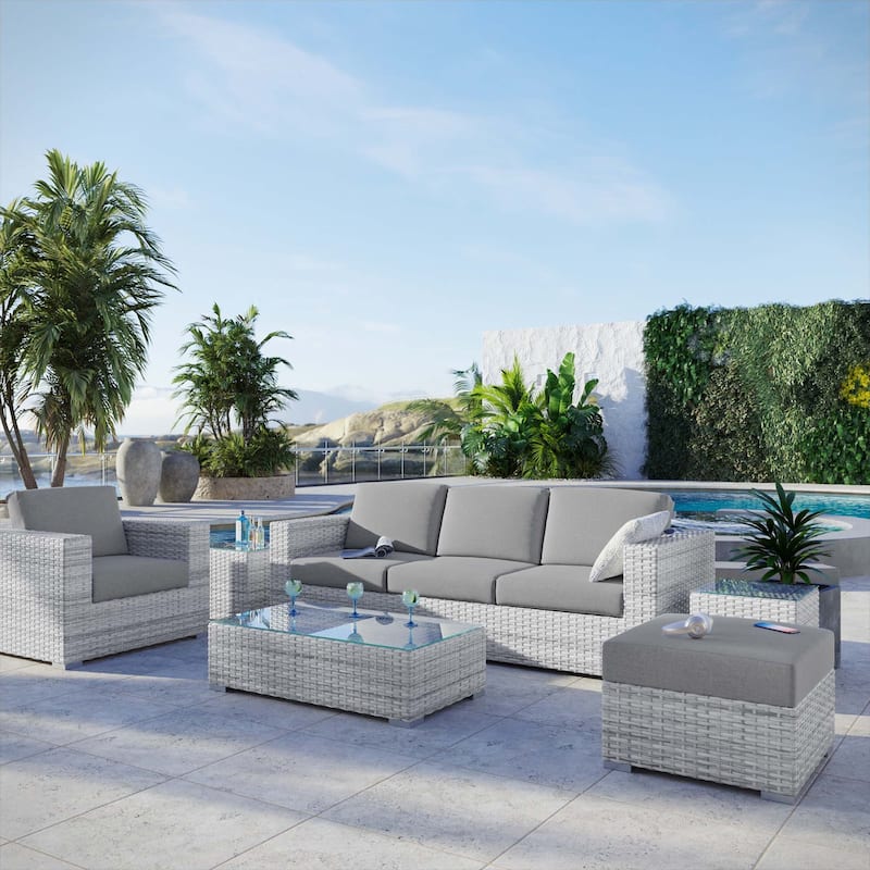 Convene 6-Piece Outdoor Patio Set - Grey