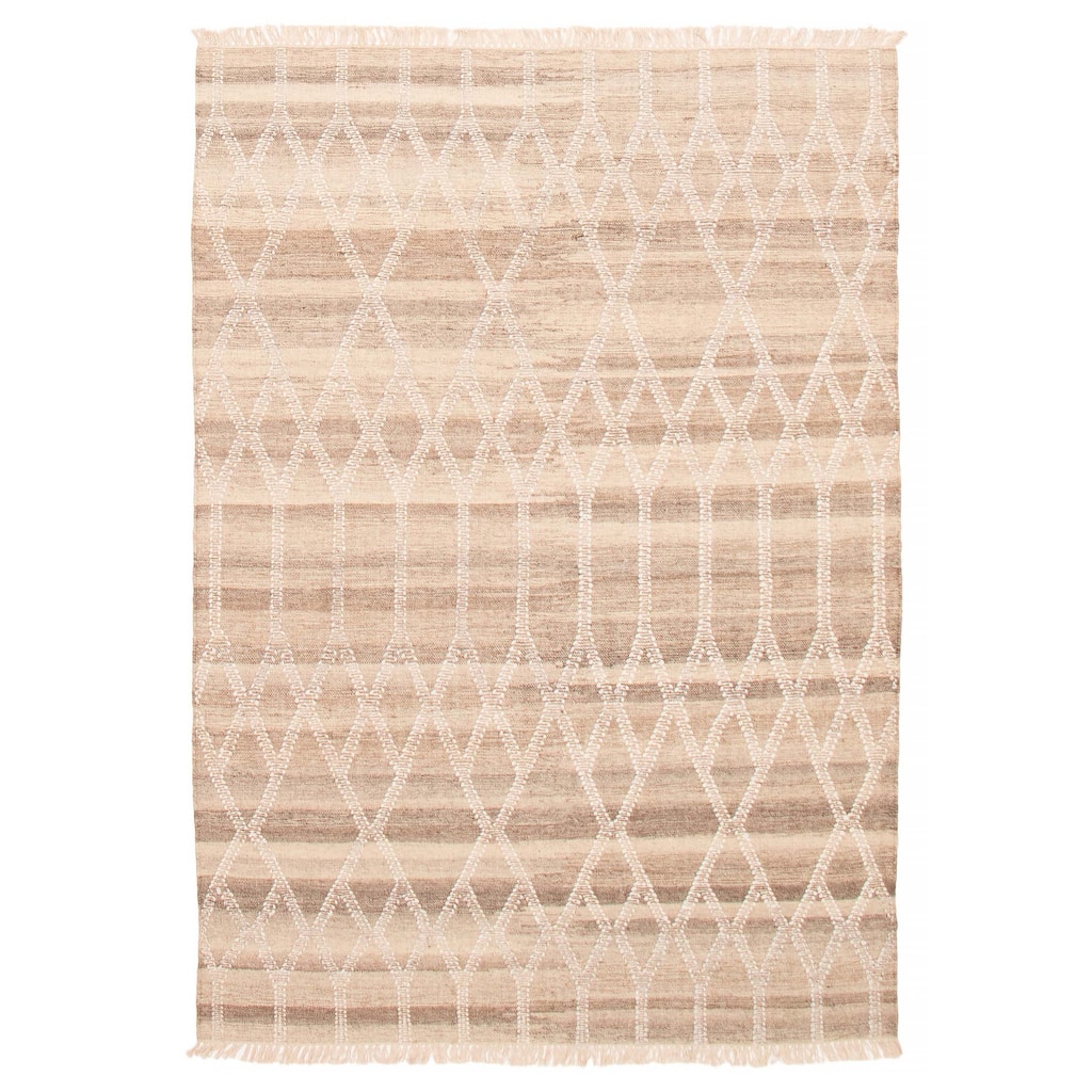 Marrakech Taupe Kilim 5'2" x 7'9" - 5'2 x 7'9