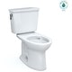 preview thumbnail 1 of 4, Toto CST786CEFG#01 Drake 1.28 GPF Two Piece Elongated Chair Height Toilet with Left Hand Lever