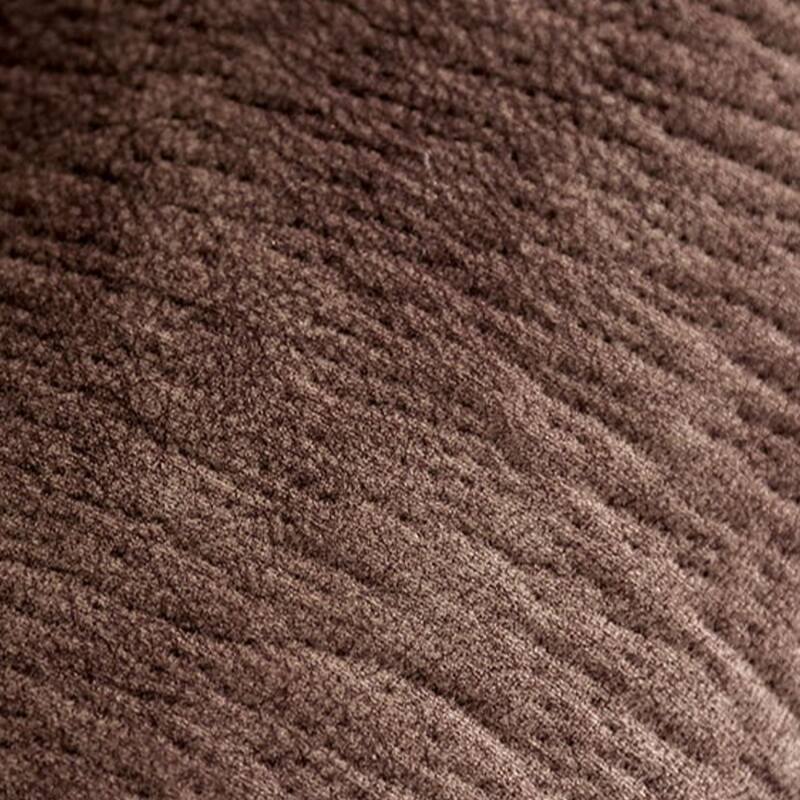 Heny Manual Glider Recliner Chair, Plush Dark Brown Pillow Top Arms