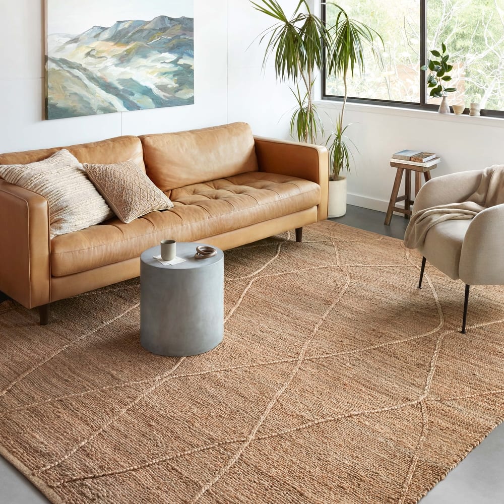 Alexander Home Daniela Modern Jute Hand Woven Area Rug
