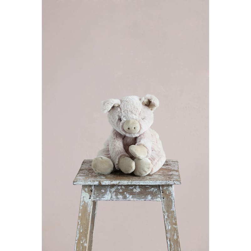 Plush Pig - 4.0"L x 7.0"W x 15.0"H