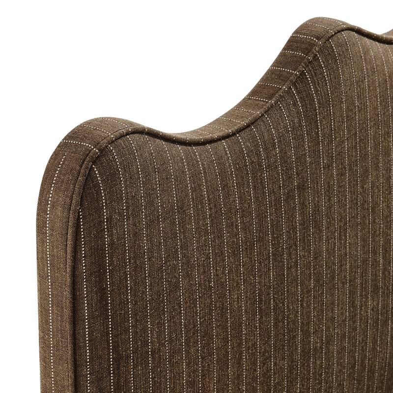Athena Striped Fabric Upholstered Headboard