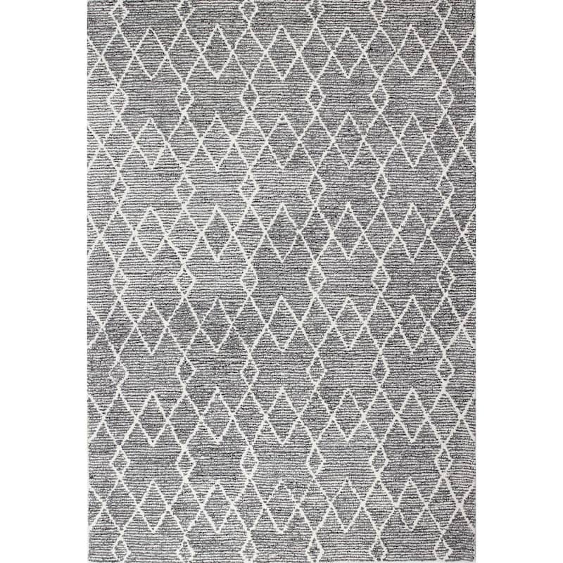 Bashian Eliezer Charcoal Contemporary Area Rug