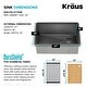 preview thumbnail 88 of 162, KRAUS Kore Workstation Undermount Stainless Steel Kitchen Sink