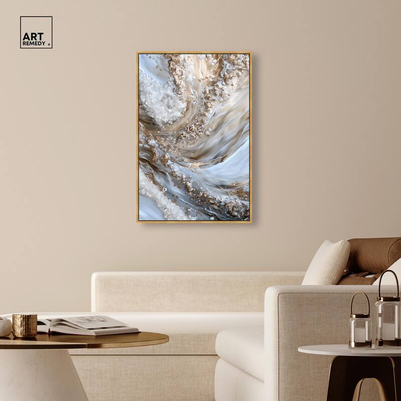 Effervescent Earth III Canvas by Art Remedy