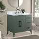 preview thumbnail 86 of 95, Vanity Art 36" Single Sink Bathroom Vanity Cabinet with Engineered Marble Countertop