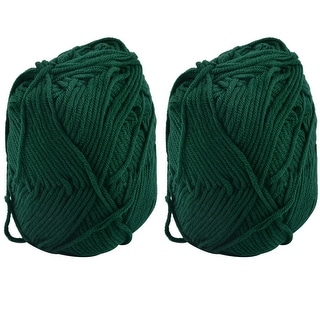 Gift DIY Scarf Sweater Hat Knitting Sewing Yarn String Cord Dark Green ...