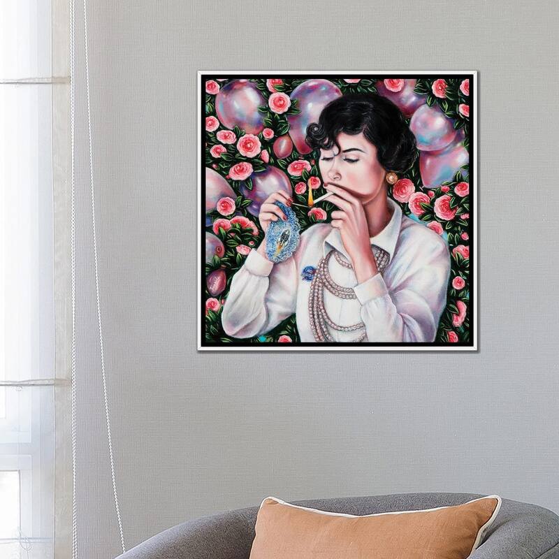iCanvas "Coco" by Liva Pakalne Fanelli Framed Canvas Print