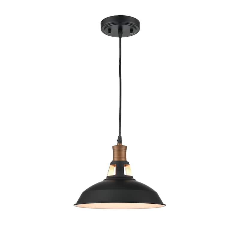Carbon Loft Kamari Industrial Mini Metal Barn Pendant Light (Set of 3)