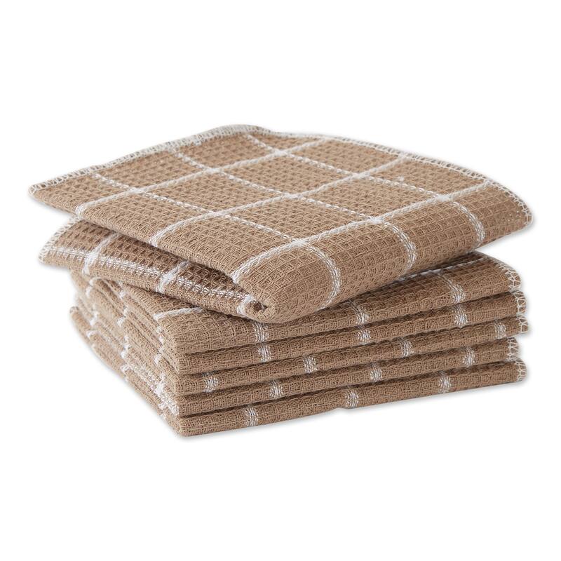 DII Black Buffalo Check Scrubber Dishcloth Set of 6